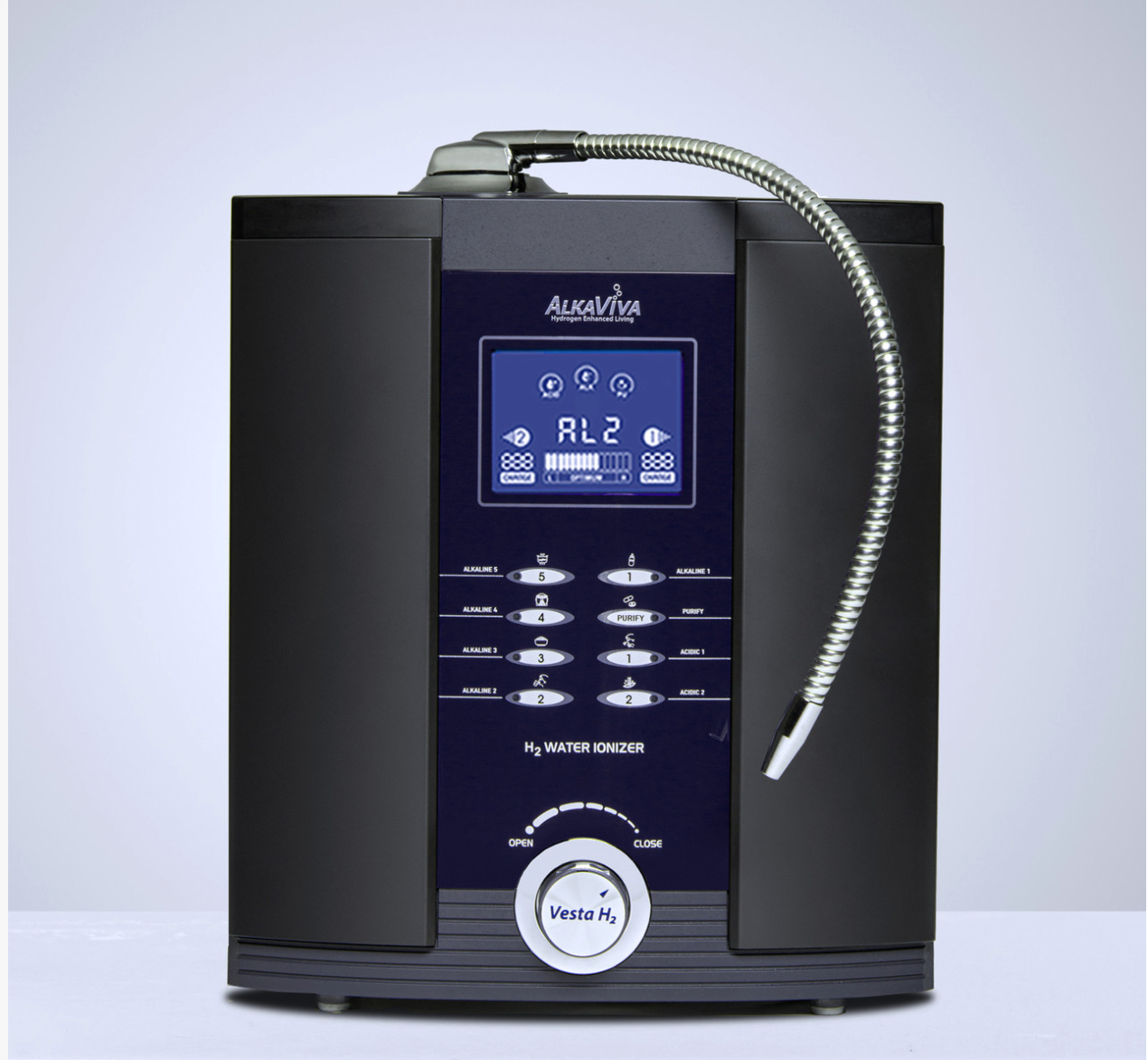 Vesta H2 Alkaline Water Ionizer with hydrogen filter