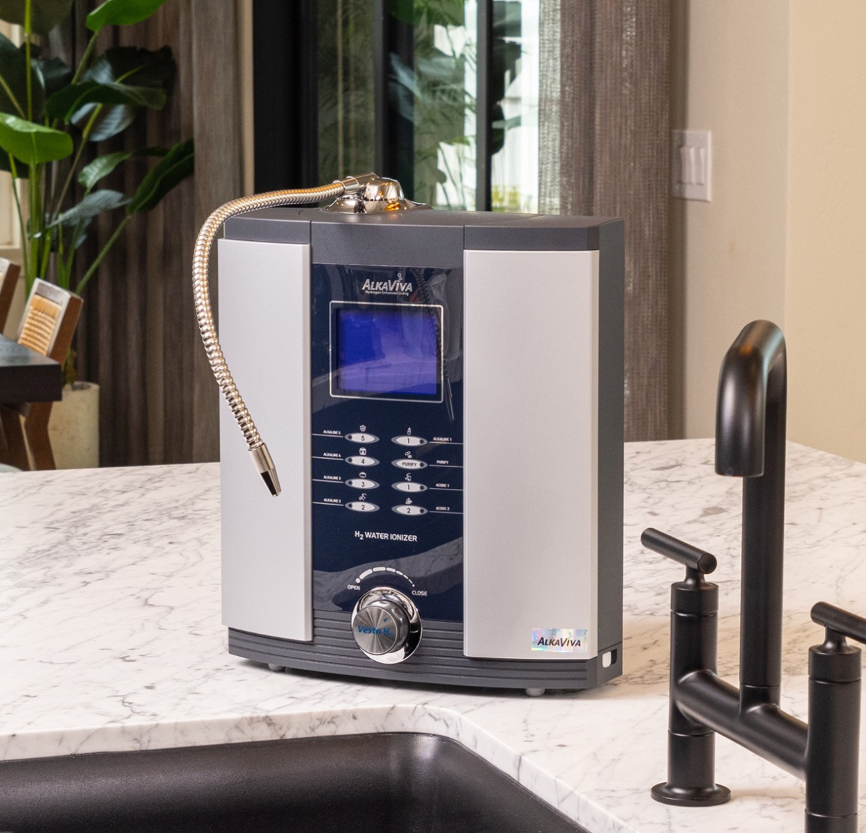 Vesta H2 Alkaline Water Ionizer with hydrogen filter