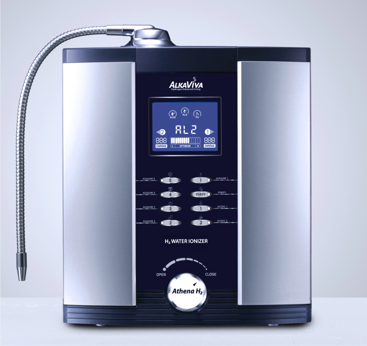 Athena H2 hydrogen water ionizer alkaline filter