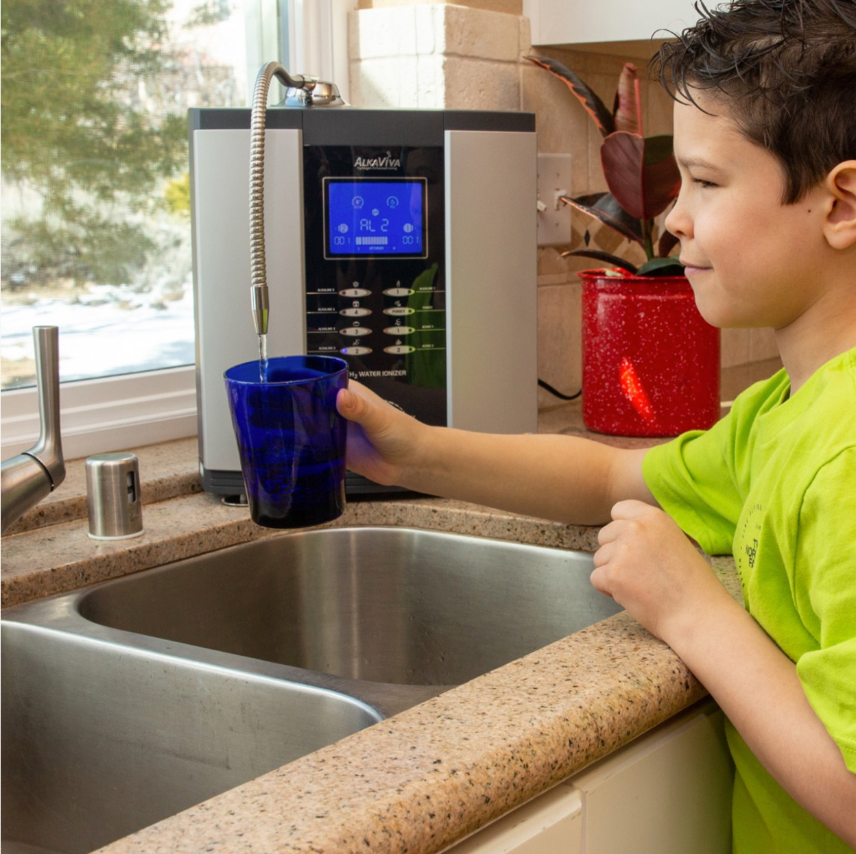 Athena H2 hydrogen water ionizer alkaline filter