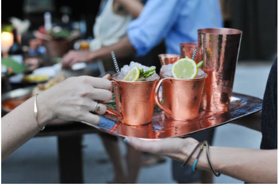 Solid Copper Mule Mug