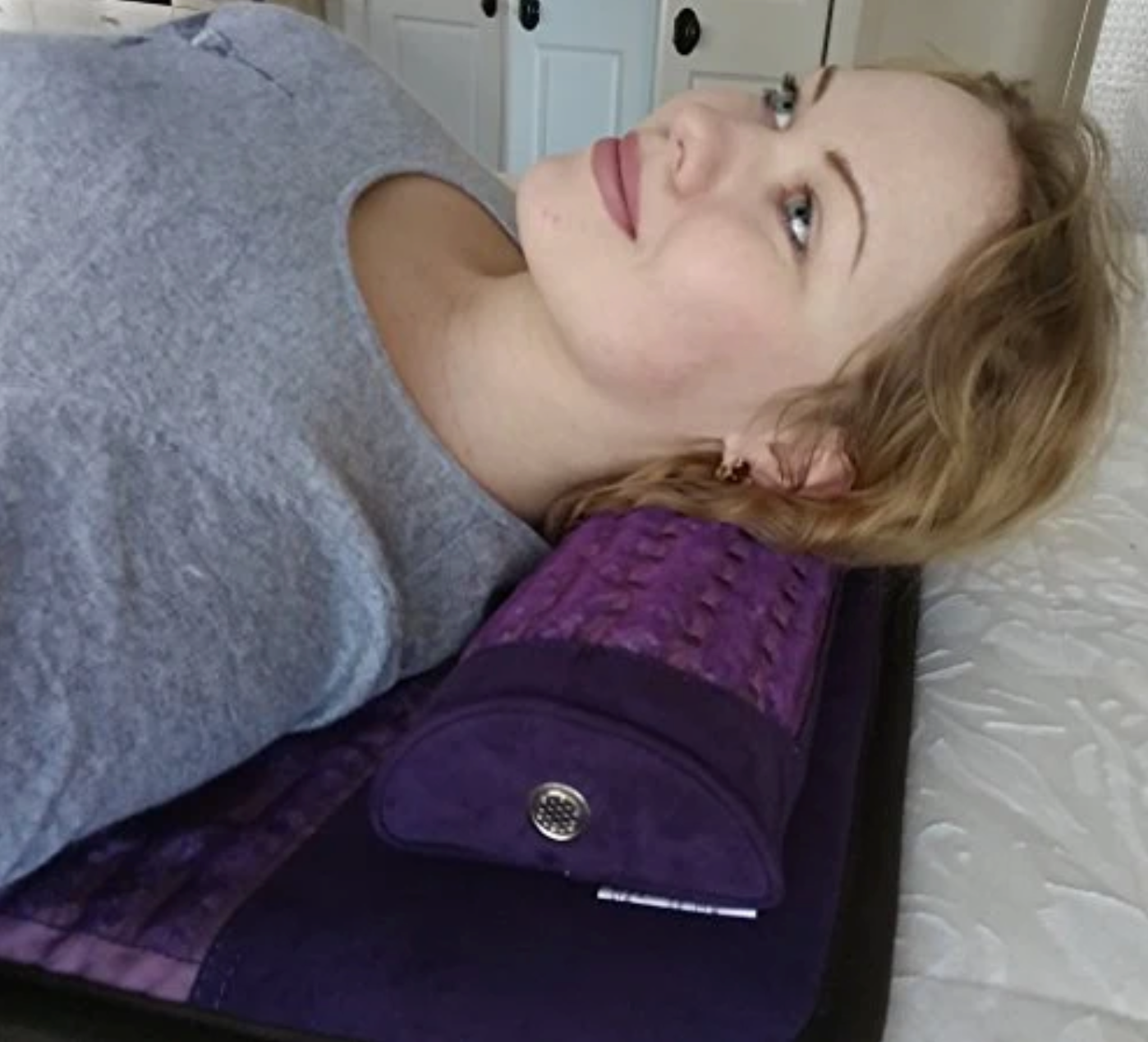 MediCrystal Firm Purple Amethyst Mini Pillow