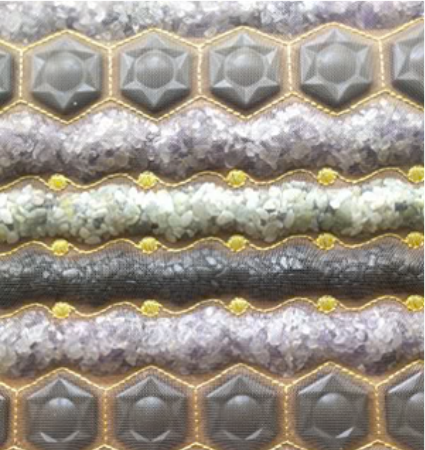 Thermogem Soft Amethyst Tourmaline Jade Pillow