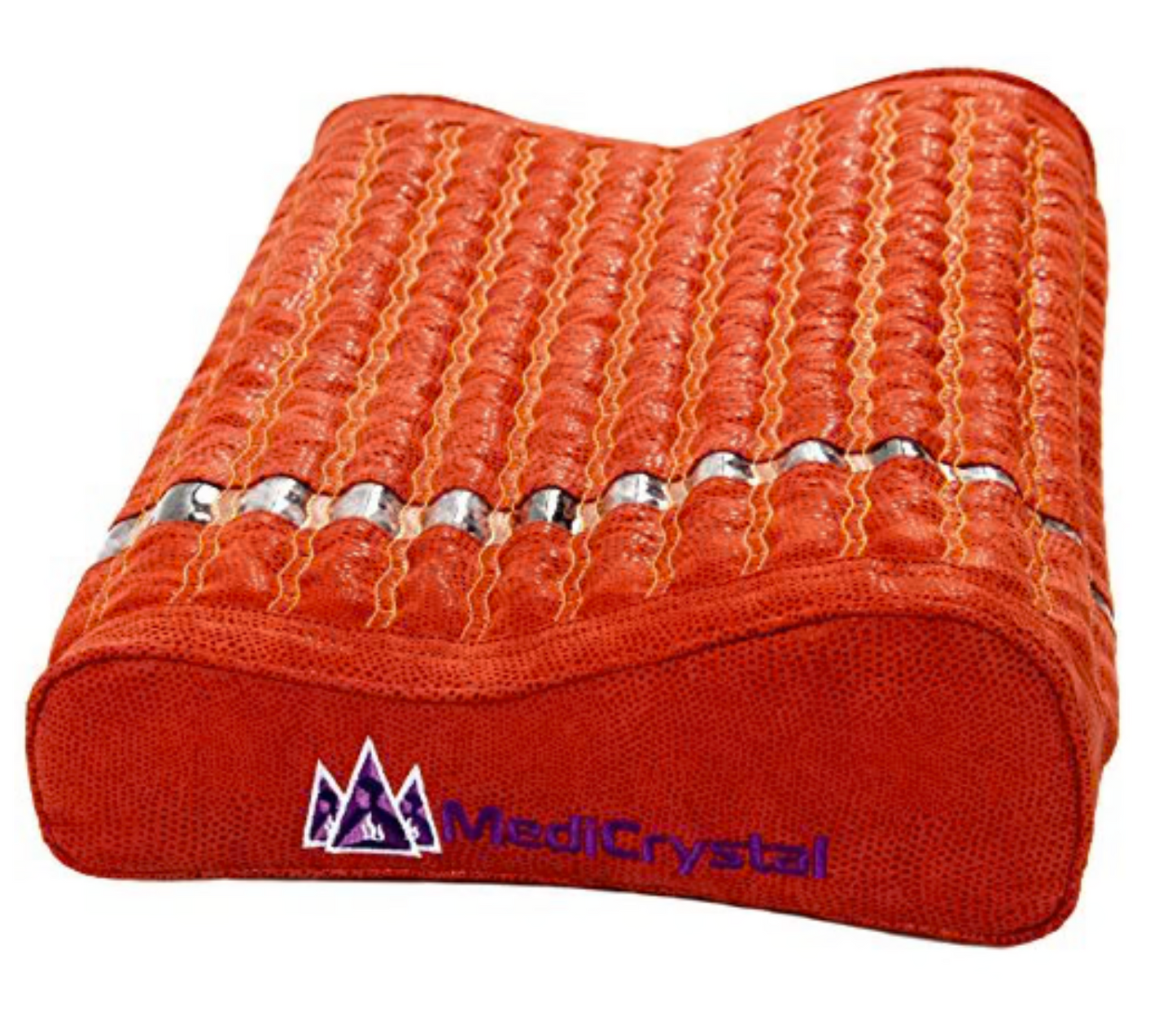 Soft Red Brown Infrared Amethyst Tourmaline Pillow