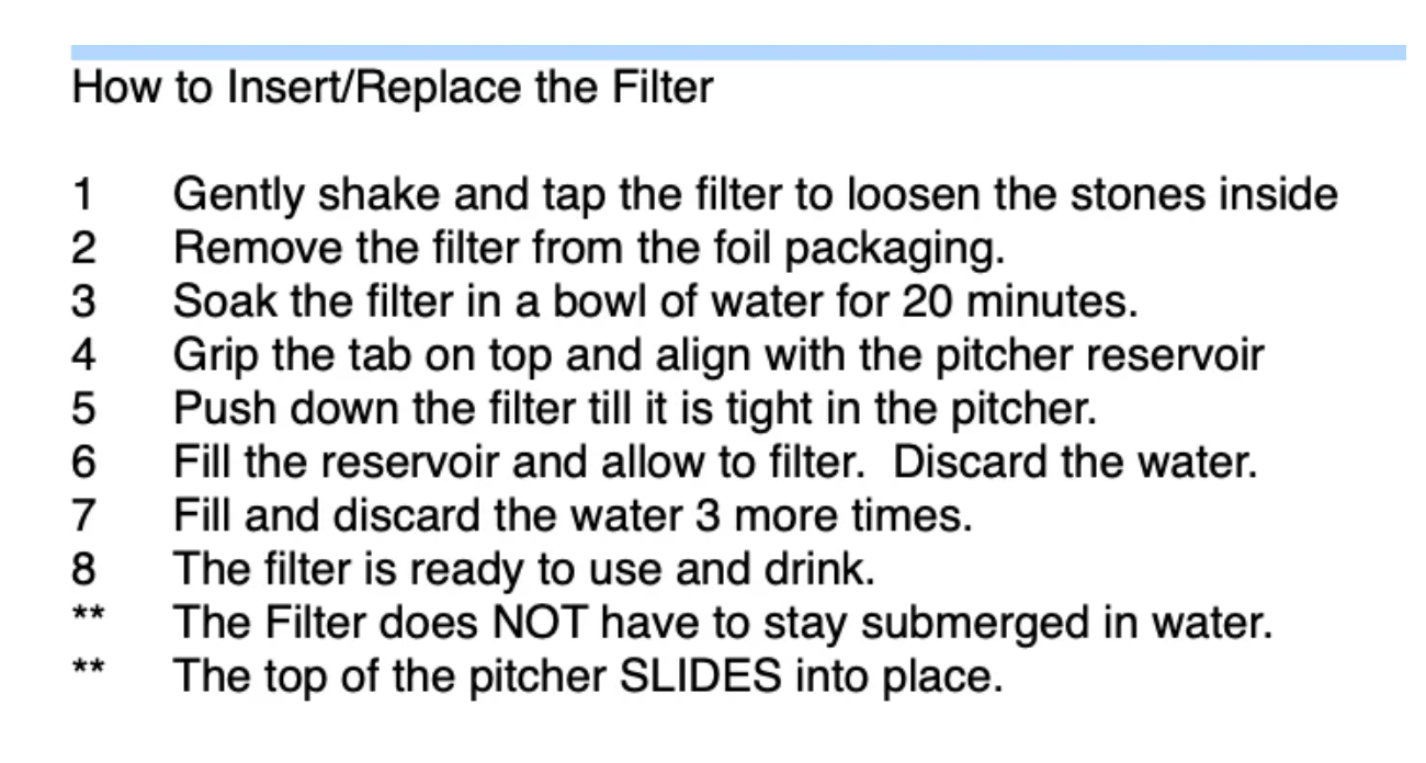 Thera H2O Pitcher