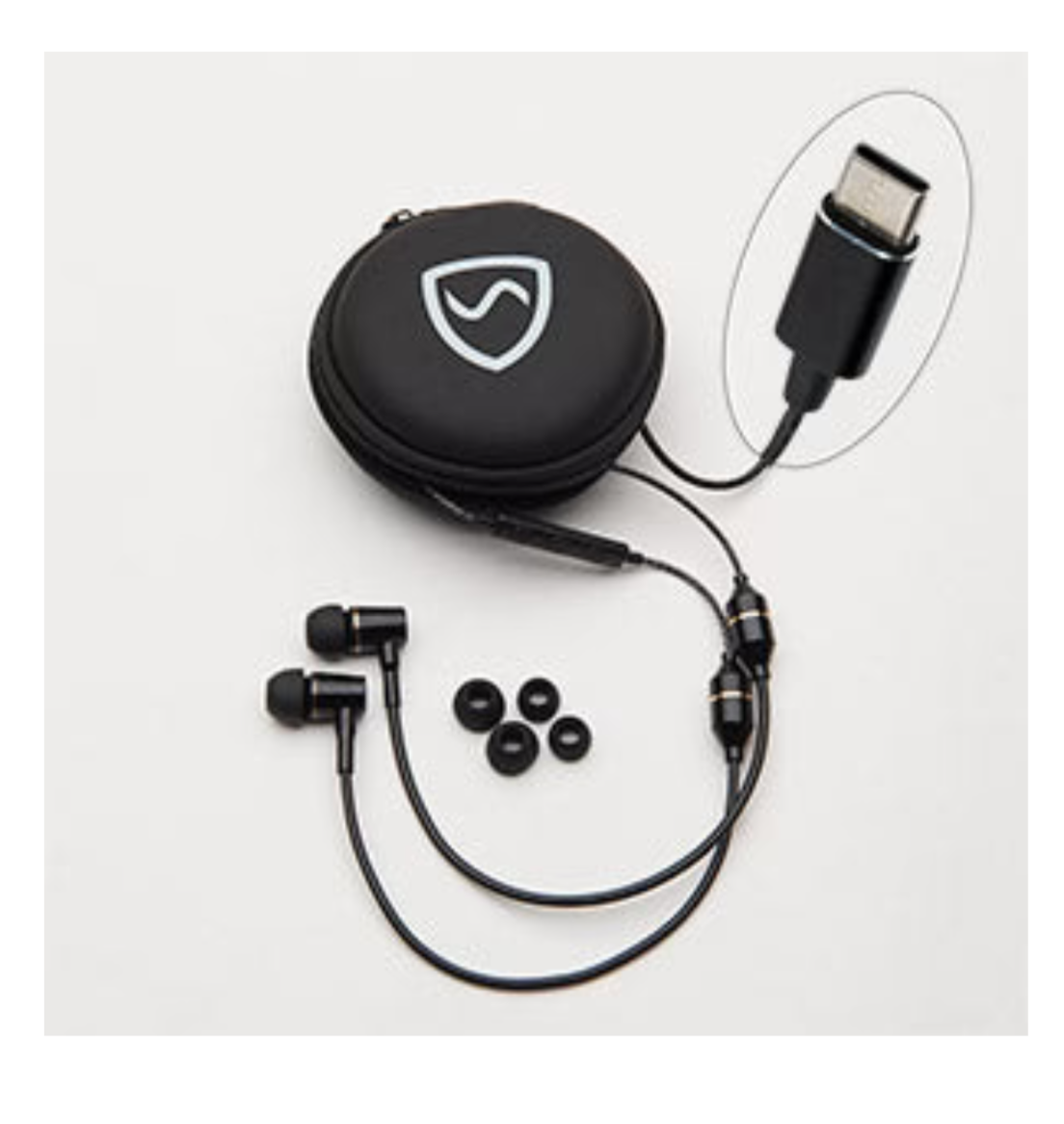 SYB Air Tube Headset EMF-Free Headphones