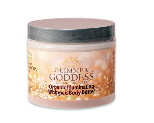 Organic Shimmering Body Butter Cream - 4 Colors