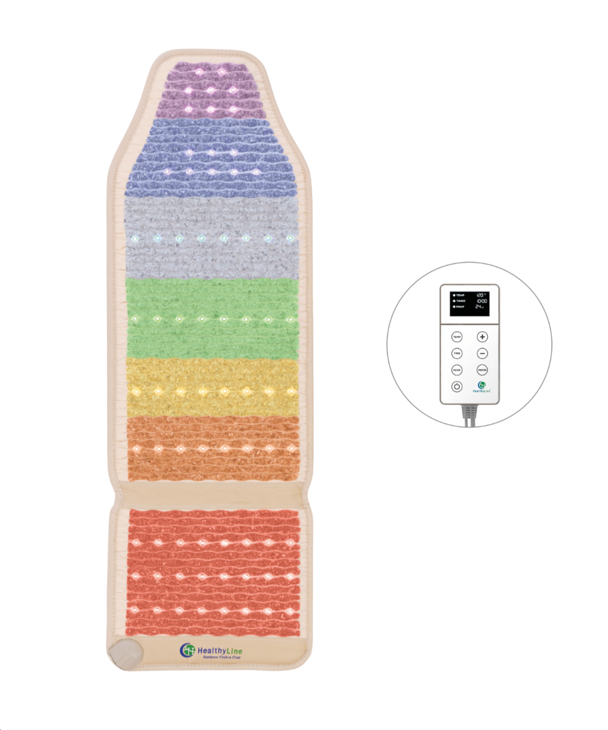 Rainbow Chakra Chair Mat | Photon & PEMF