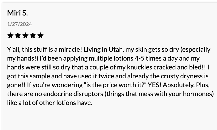 Tallow and Honey Balm