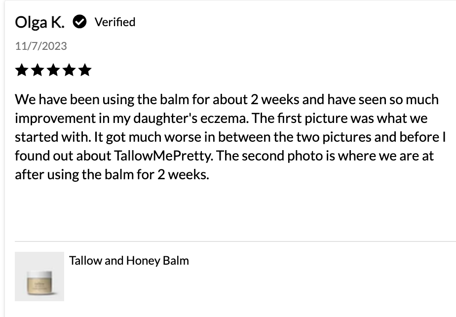Tallow and Honey Balm