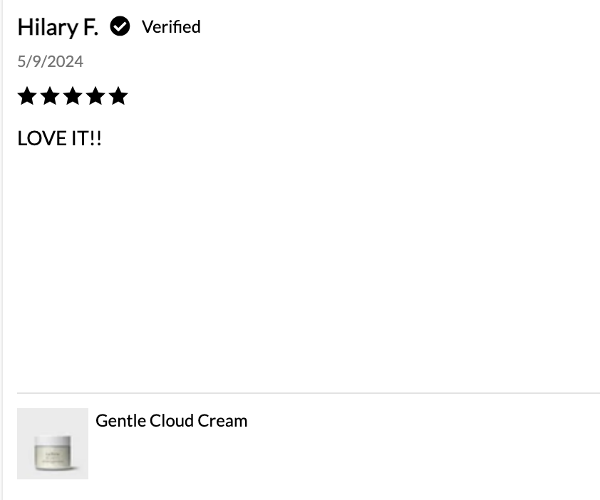 Gentle Cloud Cream