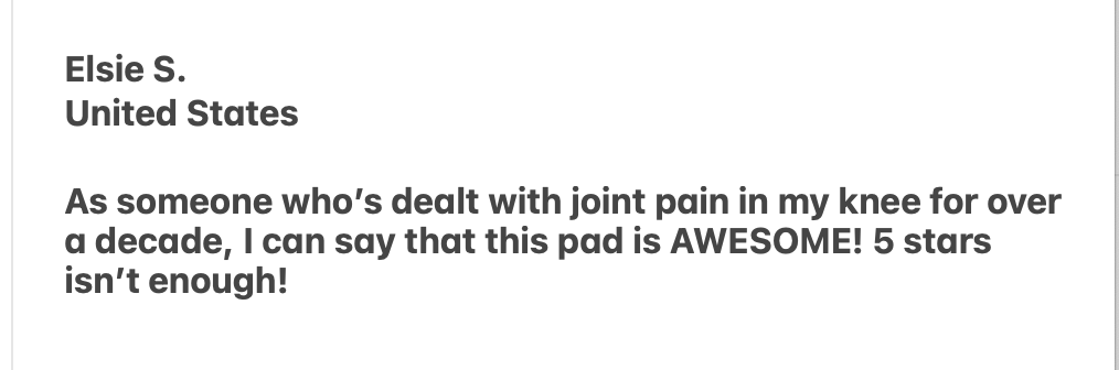 InfraRed and Gemstone Knee Pad