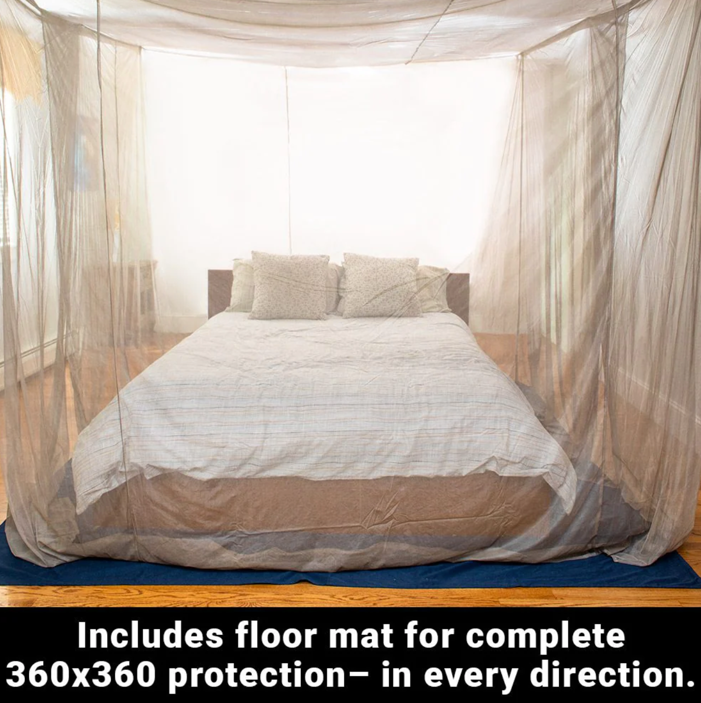Faraday Bed Canopy EMF Protection