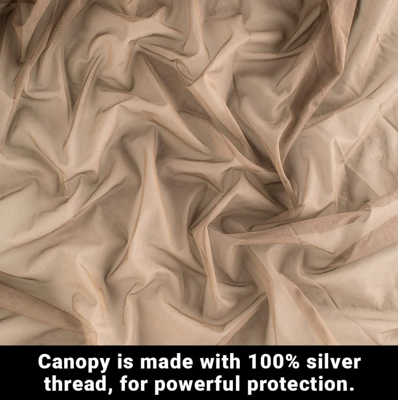 Faraday Bed Canopy EMF Protection