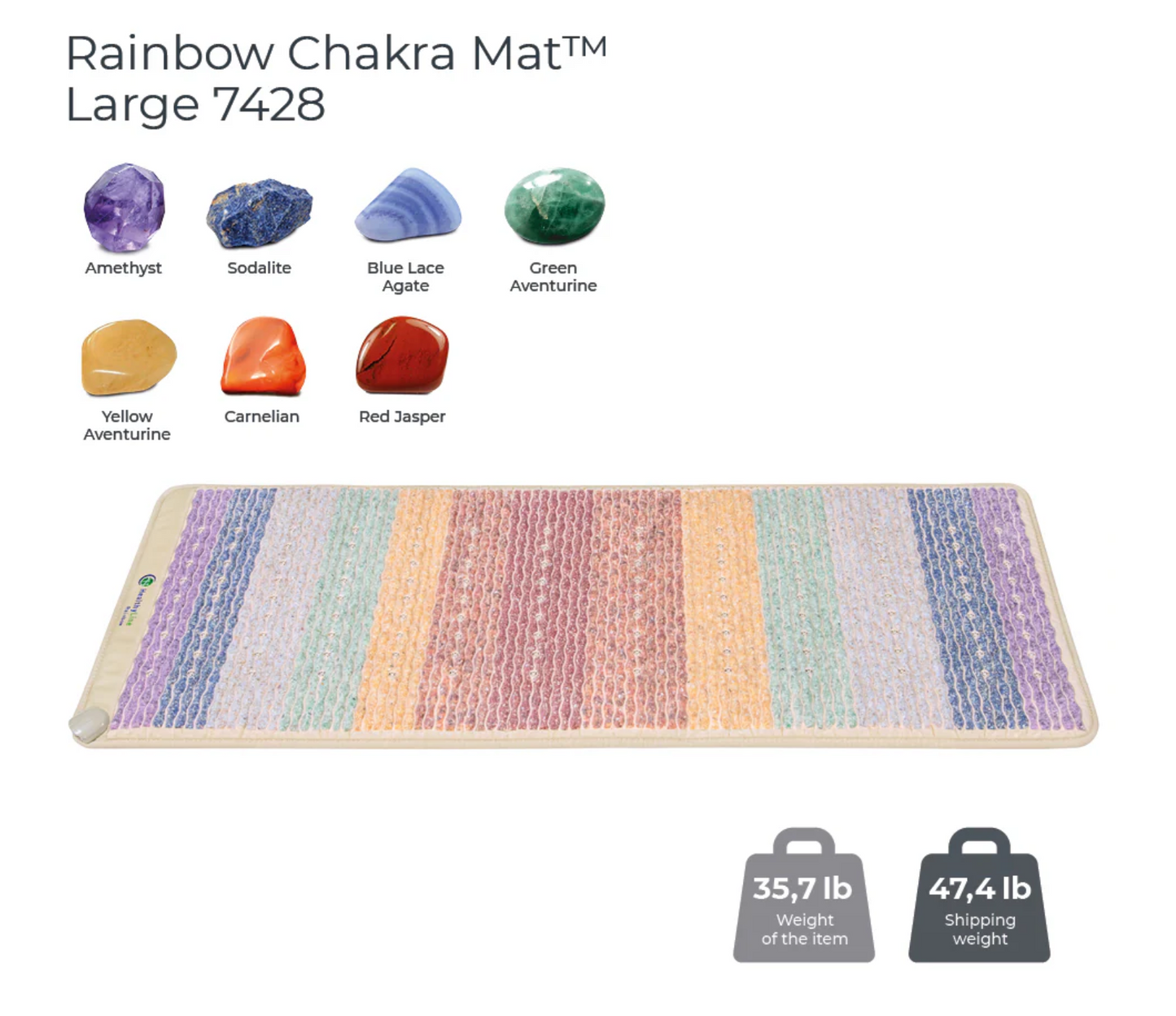 Rainbow Chakra Mat - PEMF Photon