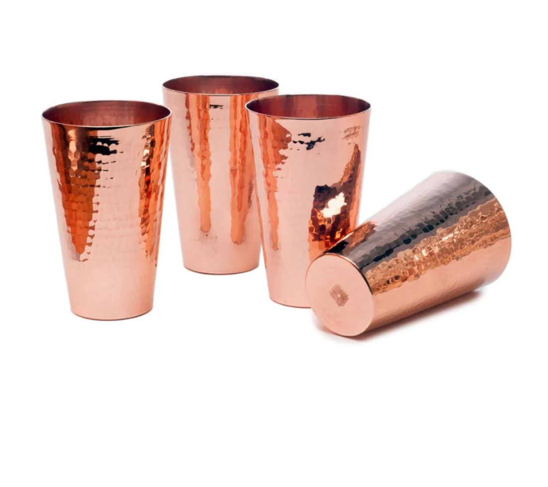 Copper Iced tea cup