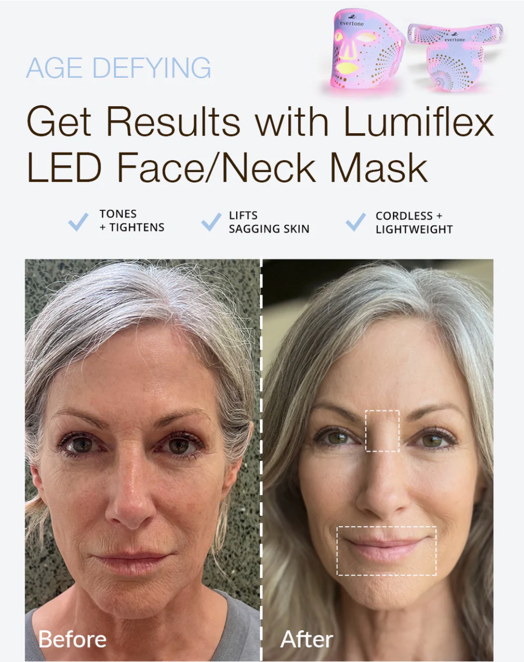Lumiflex Infrared & LED Face and Neck Mask