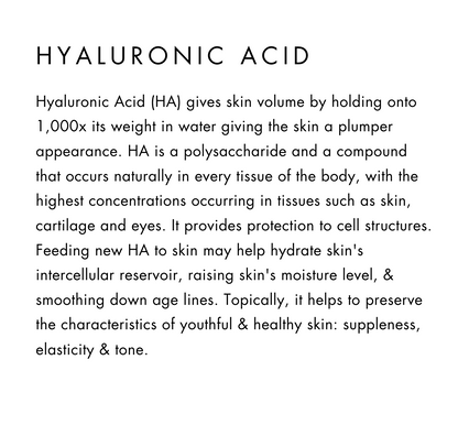 Organic Hyaluronic Acid Serum Skin Plumper