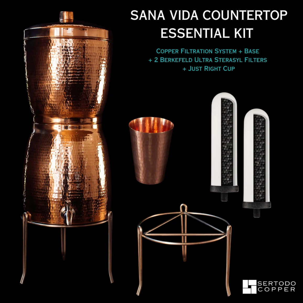 Sana Vida Copper Water Filtration System